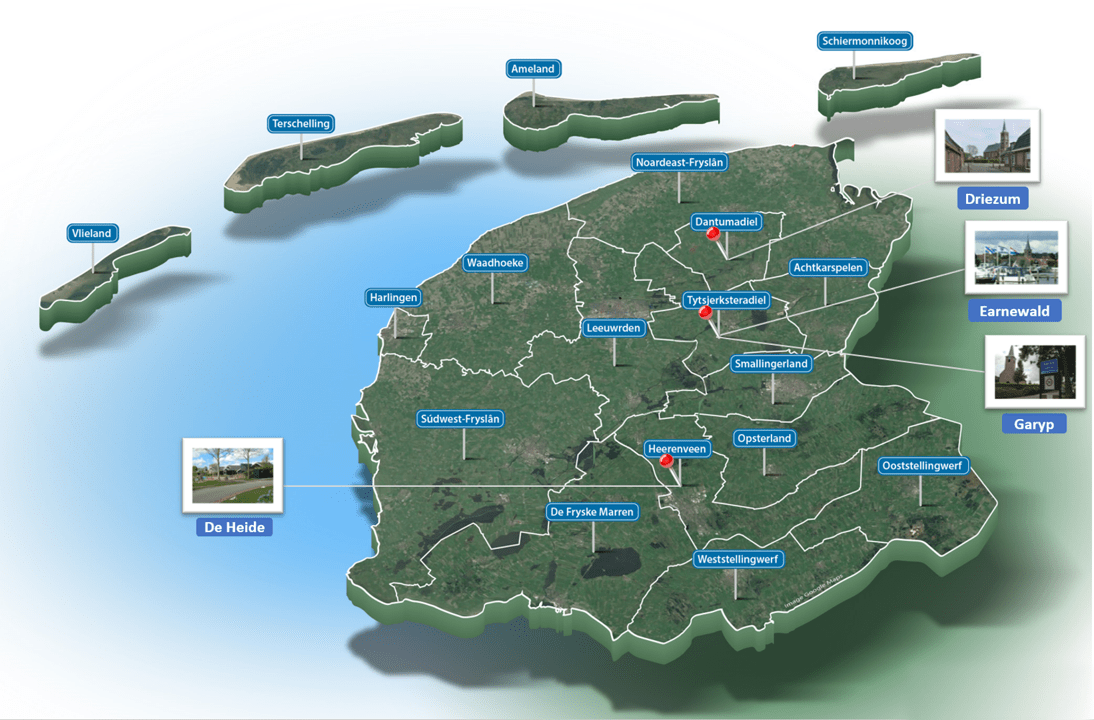 Buurt Realisatie Plannen voor kernen gemeente Heerenveen, Tytsjerksteradiel en Dantumadiel