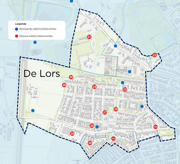 Werkgebied buurtaanpak Barneveld De Lors