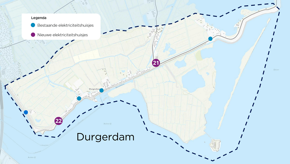 Werkgebied buurtaanpak Durgerdam Amsterdam