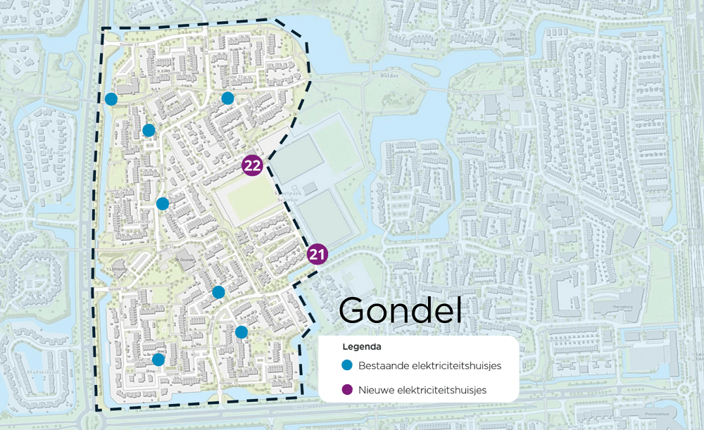 Werkgebied buurtaanpak Gondel