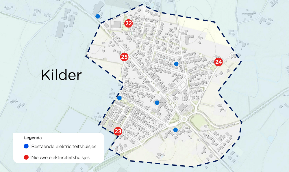 Werkgebied buurtaanpak Kilder, gemeente Montferland