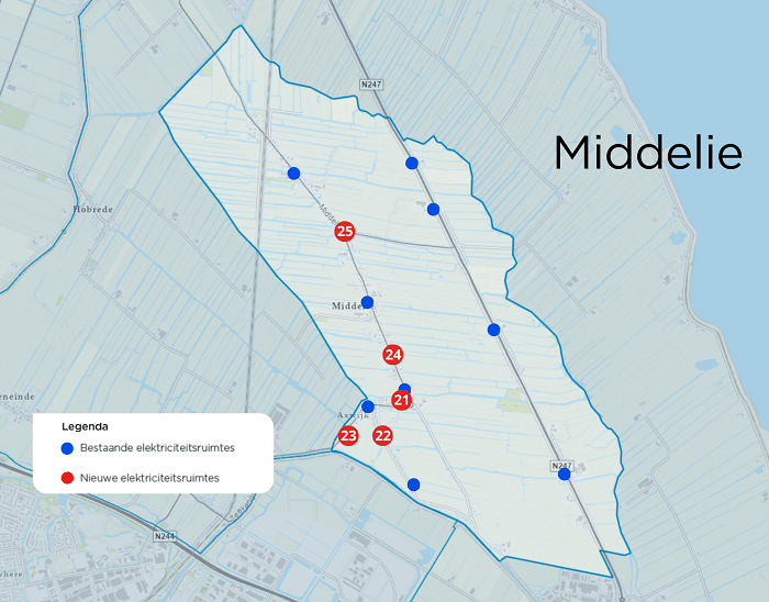 Werkgebied buurtaanpak Middelie