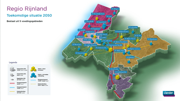 Overzicht regios rijnland