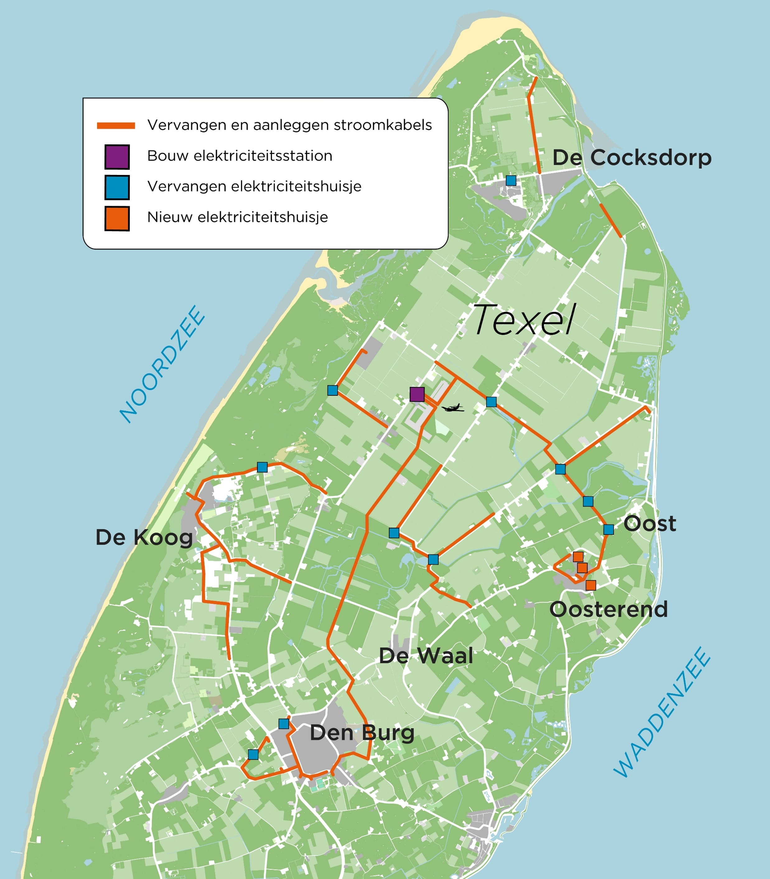 Plattegrond Texel