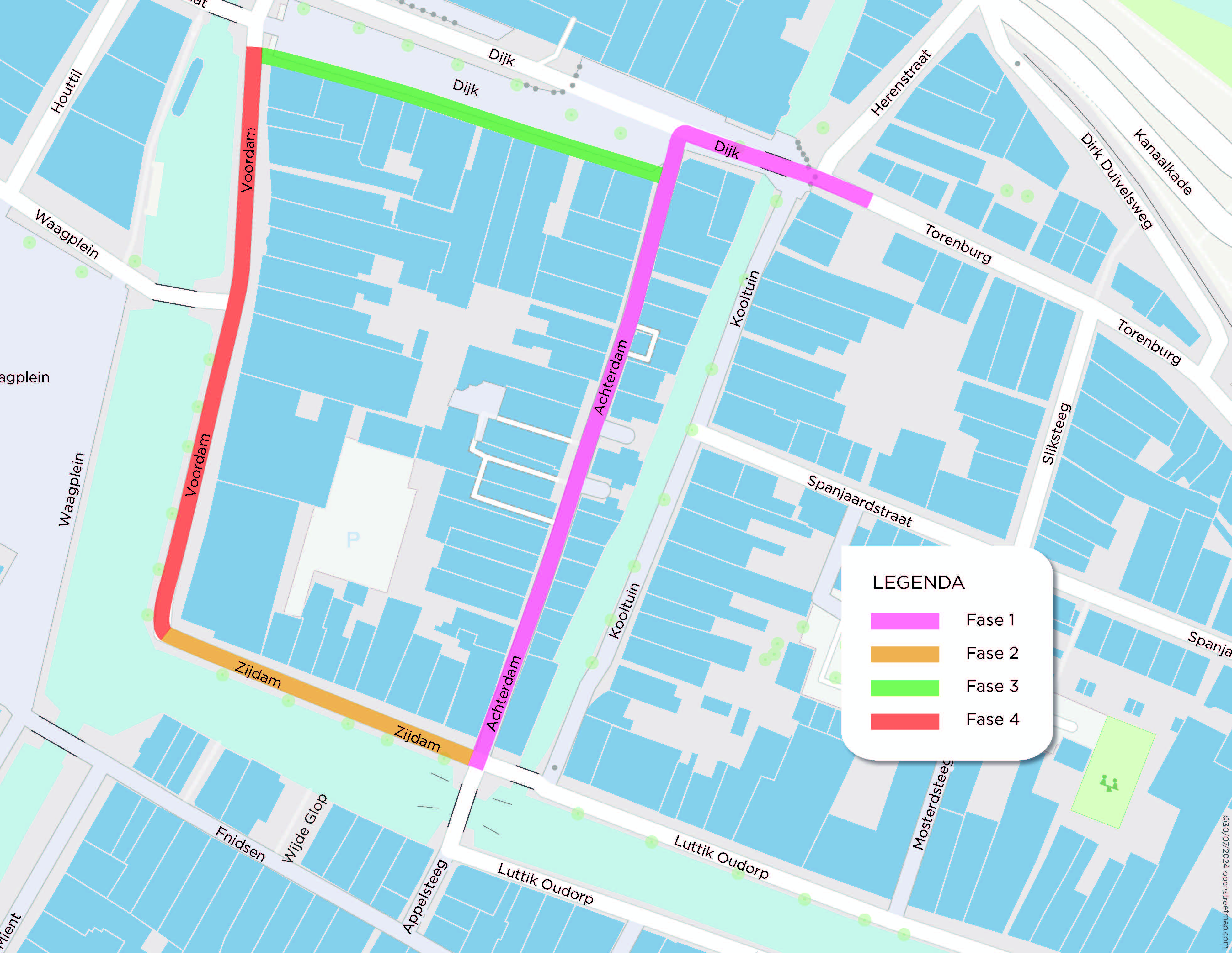 Werkgebied werkzaamheden Alkmaar centrum