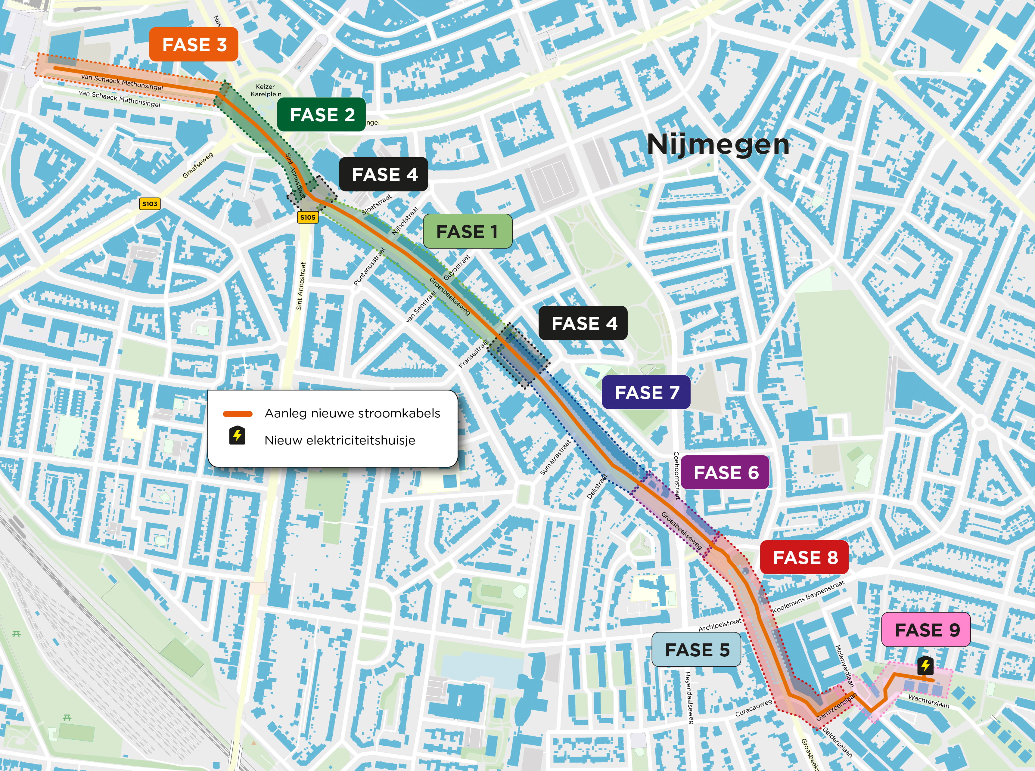 Overzicht werkzaamheden Spoorbuurt