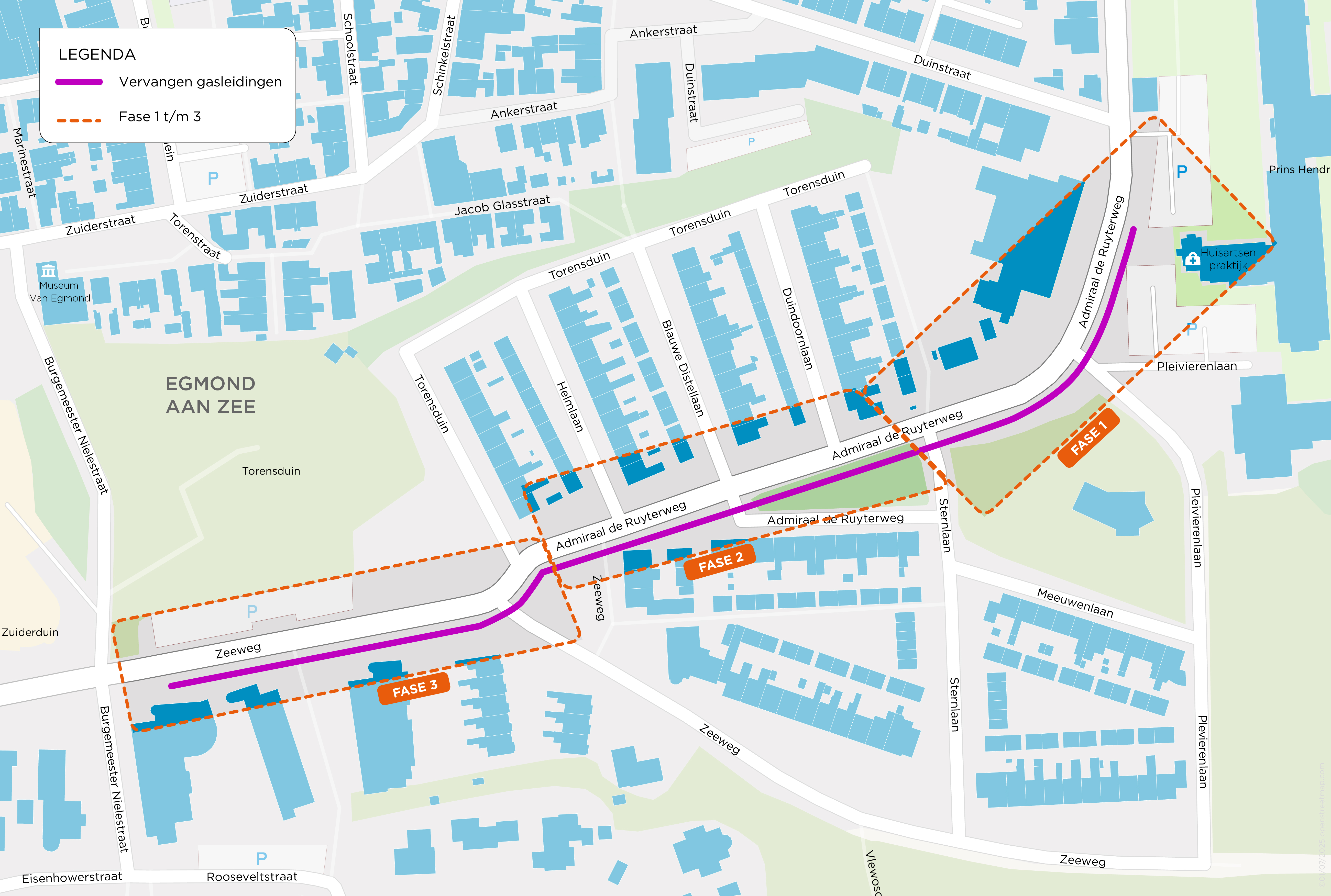 Werkzaamheden Egmond aan Zee