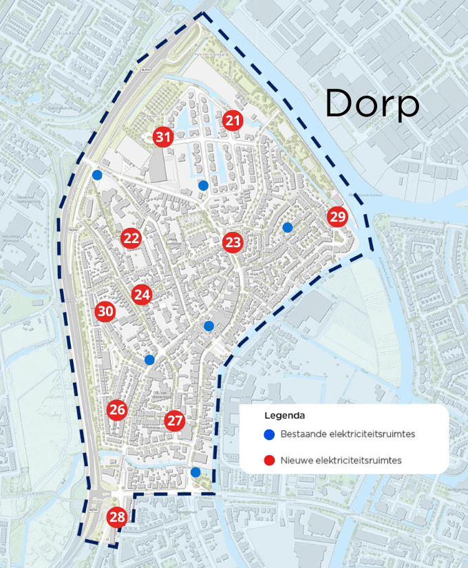 Werkgebied buurtaanpak Katwijk Dorp
