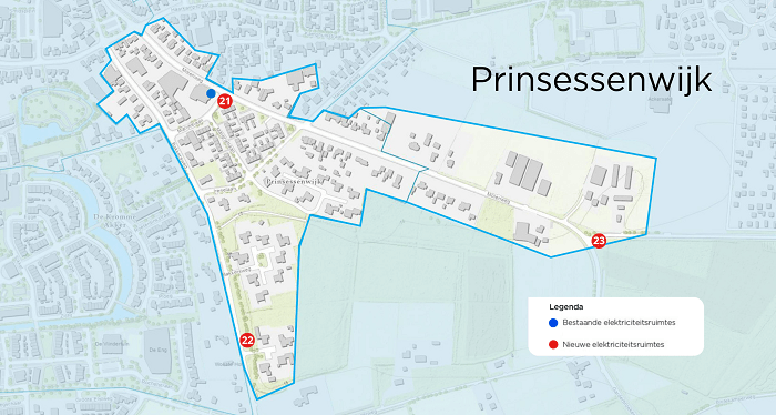 Werkgebied buurtaanpak Prinsessenwijk Voorthuizen